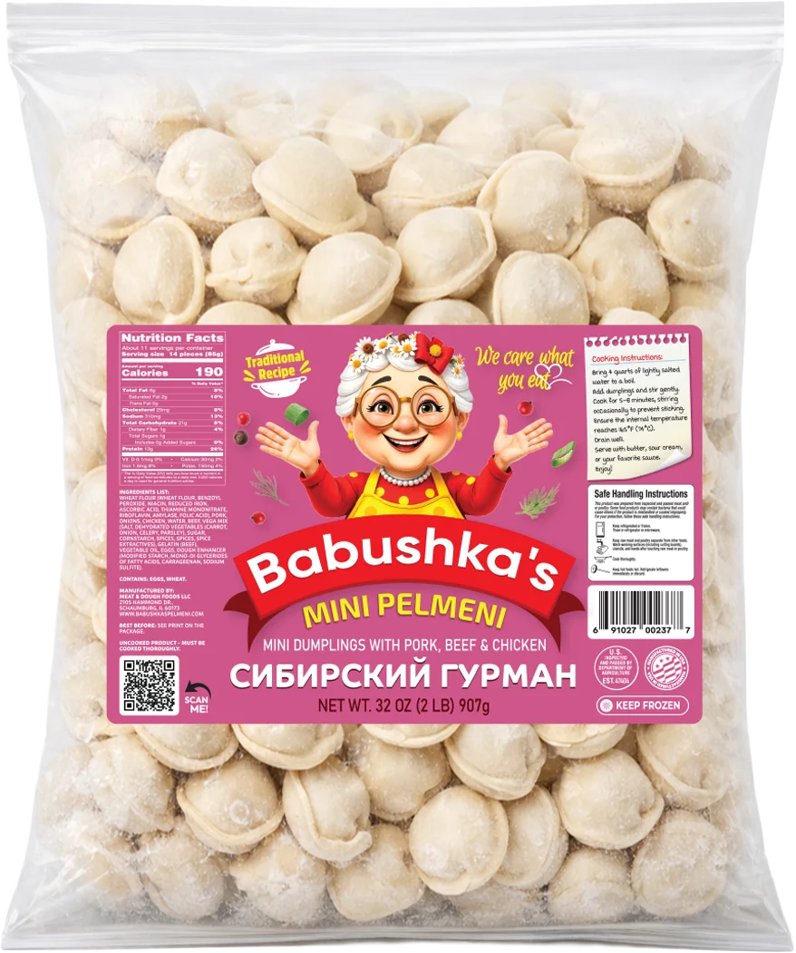 Babushka's Siberian Mini pelmeni, 2 lb (907 g)